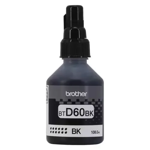 Refil de Tinta Brother BTD60BK Preto Original 108ML