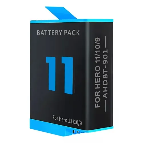 Bateria Mamen(by telesin)para GoPro Hero 12/11/10/9 Black