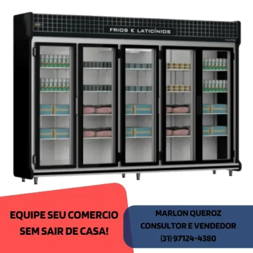 Refrigerador 5 Portas Polo Frio 220v Novo