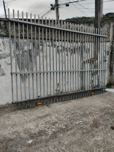 Portão de ferro para área externa 3,20 x 2,16 mettos