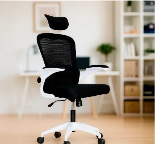 Cadeira Executiva Escritório Ergonômica Apoio Lombar Tela Mesh Confortável C7 Neo - Office
