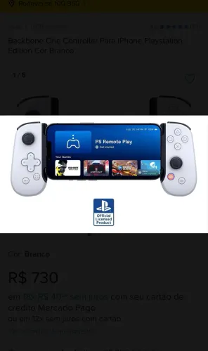 Controle Backbone original lacrado 