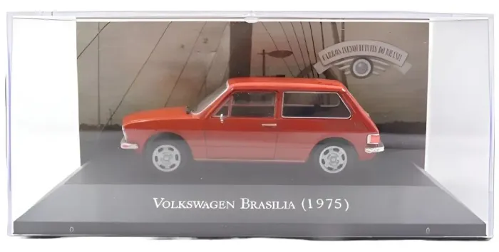 Miniatura Volkswagen Brasília 1975 inesquecíveis do Brasil 