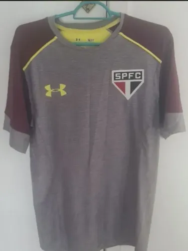 Camisa Treino São Paulo Under Armour Cinza