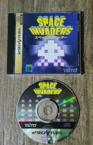SPACE INVADERS SEGA SATURN ORIGINAL JAPONES 