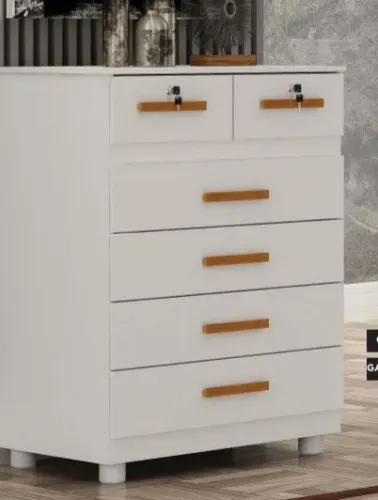 Cômoda Paraty MDF com chave!