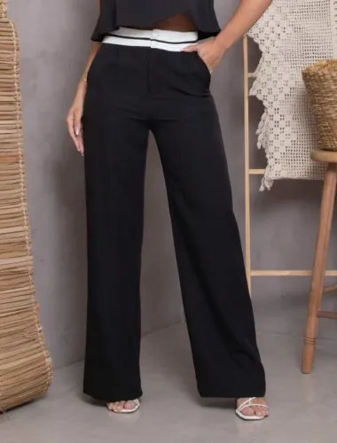 Calça alfaiataria seminova tamanho P