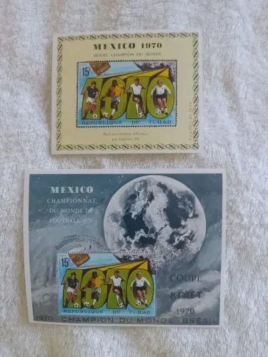 Blocos de selos - Copa do Mundo de 70