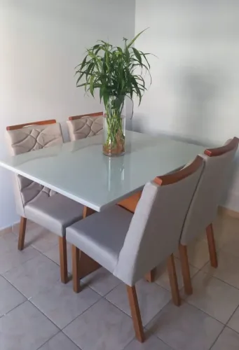 Mesa de jantar MADEIRA MACIÇA FRETE E MONTAGEM GRÁTIS