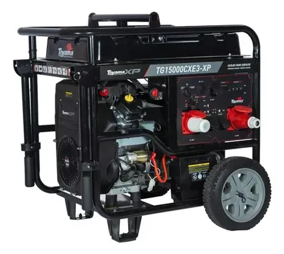 Gerador A Gasolina Toyama Tg15000cxe3-xp 17 Kva 220v/380vGerador A Gasolina