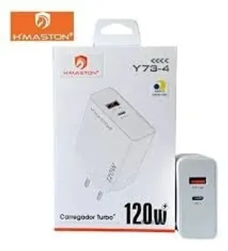 Fonte Carregador Turbo Usb/usb-c 120w Hmaston Cabeção para Celular