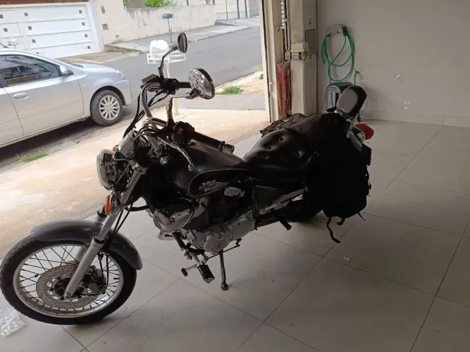 Oportunidade abaixo da fipe Virago 250 2001 c/ alforge abaixo da fipe