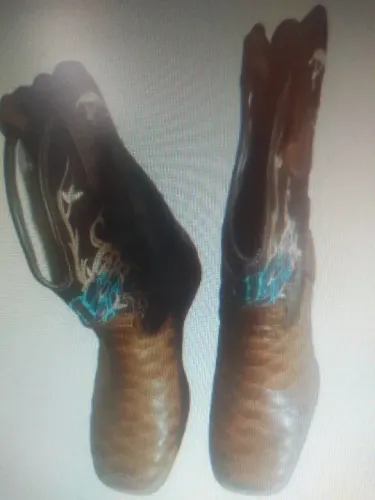 Botas Coutry de Couro legítimo (Nova)