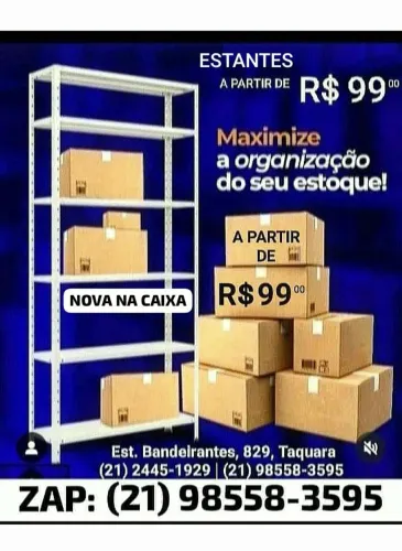 Estantes para Escritório ou Comércio