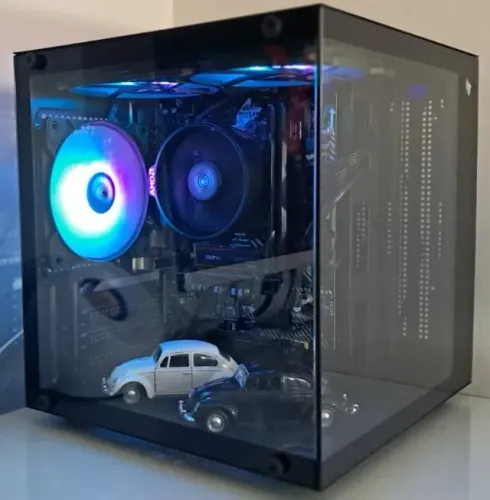 Pc Ryzen (Novo) 5 4600G Gab Atom  B450 + 2x8gb + Nvme 256gb Leiam o anuncio!