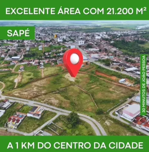 Vendo ou Permuto área em Sapé 2,1 ha