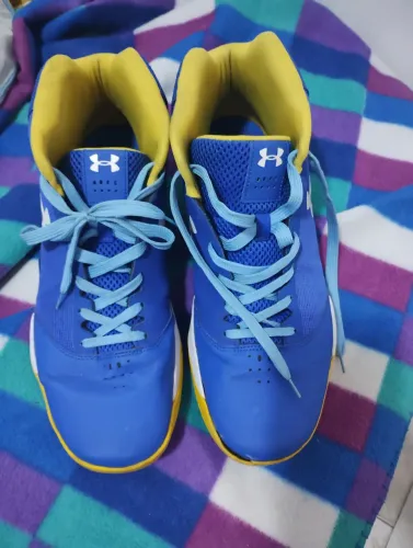 Tênis Under Armour Azul / Amarelo