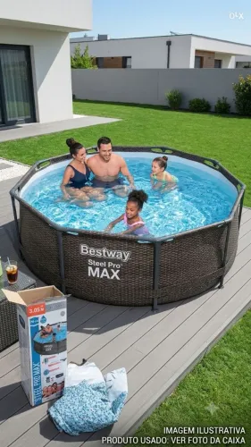 PISCINA Bestway Steel Pro MAX 4.678 litros