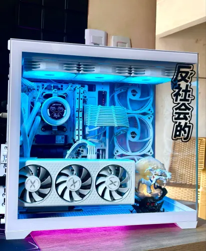 Pc Gamer Full White Ryzen 5 5600g Rx 7600 Triple fan 16gb 3200mhz Novo na caixa 