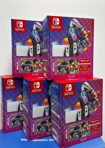 Nintendo OLED Lacrado C/Mario Kart  LACRADO 