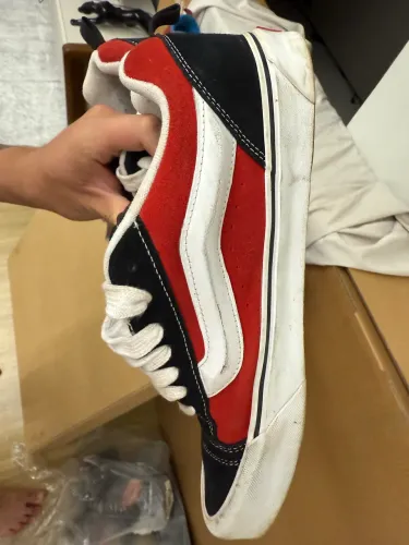 Tenis vans Knu Skull Red