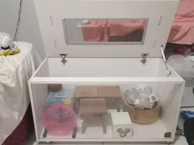  *Terrário para Hamster Completo - 100x50x50 cm* 