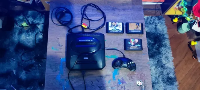 Mega Drive 3 SEGA + Controle + 3 Jogos + Cabo AV Funcionando