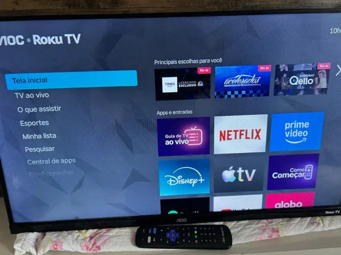 Tv AOC 32 sistema roku zerada
