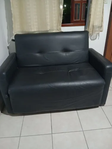 Sofá cama preto