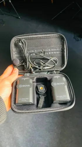 2 Kits Microfone Sem Fio BOYA BY-WM4 PRO - Estado de Novo