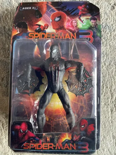 Boneco homem aranha black