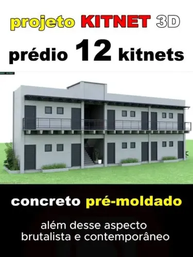 projeto para quitinetes detalhado