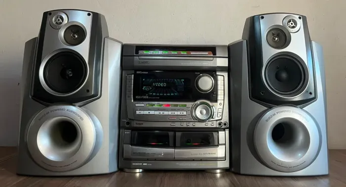 Mini System Aiwa Nsx-F969 4200 Watts Leia Descrição Philips Sony