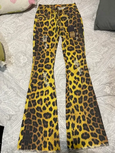 Calça animal print planet girls tamanho 36