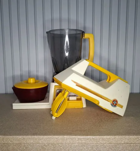 Brinquedo 2 em 1 da estrela - anos 80/90 Batedeira e liquidificador