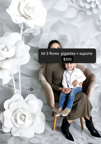 Kit flores gigantes Eva para decoração