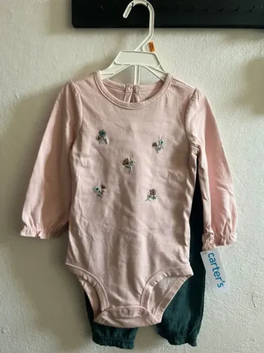 Conjunto Carters menina 12m
