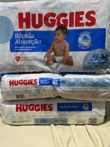 Fraldas M novas e lacradas - Huggies