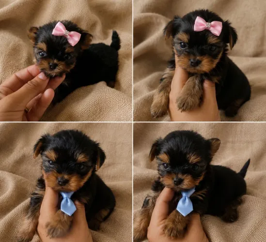 Yorkshire Terrier macho e fêmea disponível pra reserva! Pedigree cbkc 