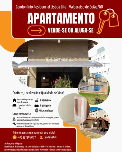 Aluga-se Apartamento Condomínio Fechado 