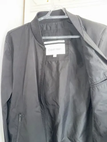 Jaqueta Bomber Calvin Klein Original Preta Tamanho P