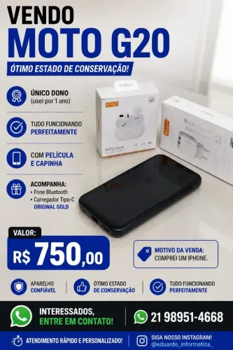 Vendo moto G20