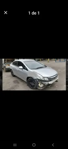 Sucata honda civic 2014