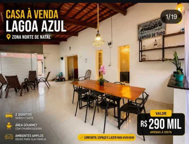 Casa na zona norte