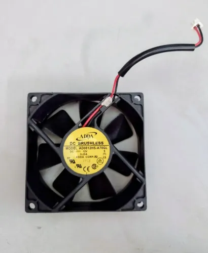 Cooler ADDA AD0812HS-A70GL (8x8x2,5)<br><br>DC 12V - 0.25A