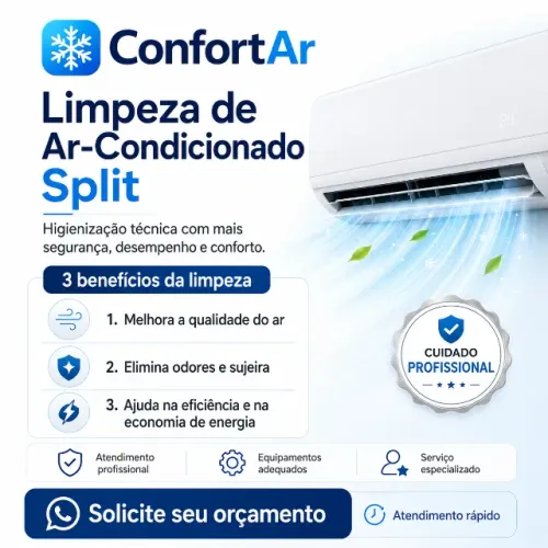 Limpeza de Ar Condicionado Split