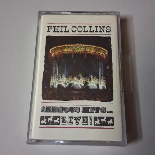 Fita cassete k7 Phil Collins Live Original