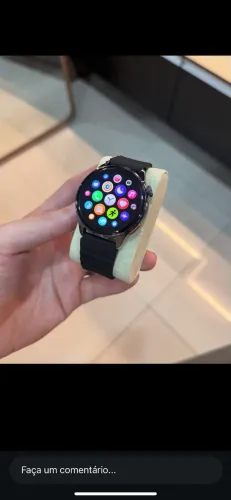 Smartwatch Haylou Watch 4s Gps Integrado Tela Amoled 1.43 Conexao Strava Original Preto