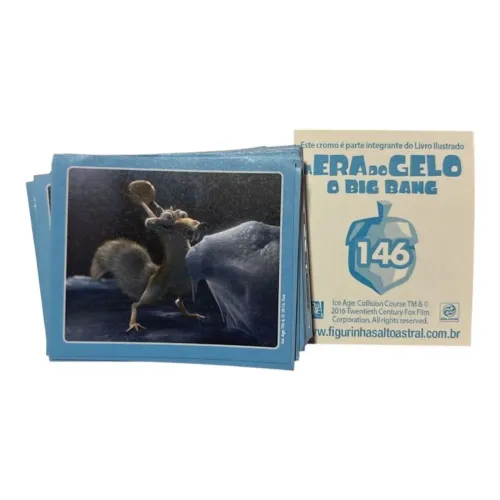 90 figurinhas album a era do gelo o big bang editora alto astral