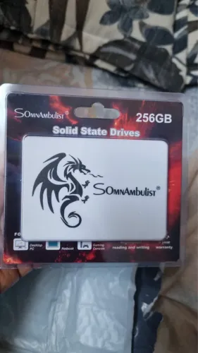 SSD SomnAmbulist 256GB SATA III 2.5" Novo Lacrado